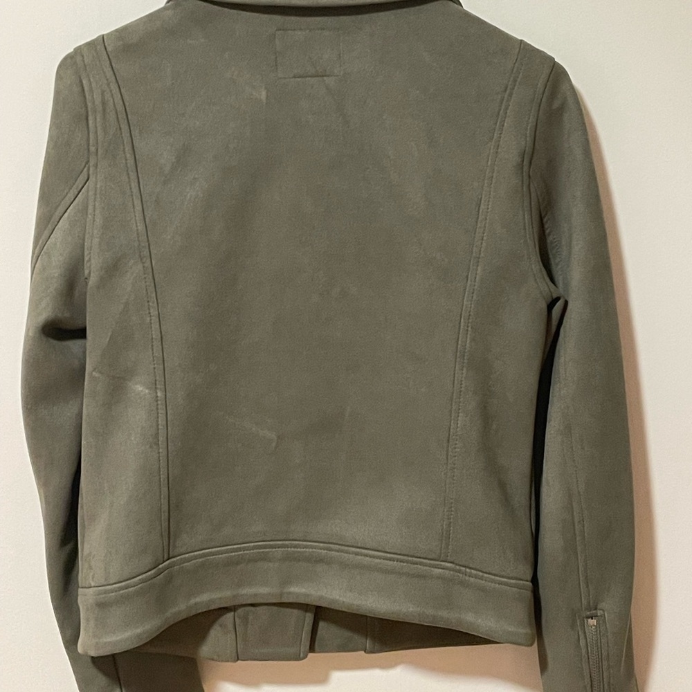 Old Navy Olive Green Women's Moto Jacket XS - Picture 4 of 9